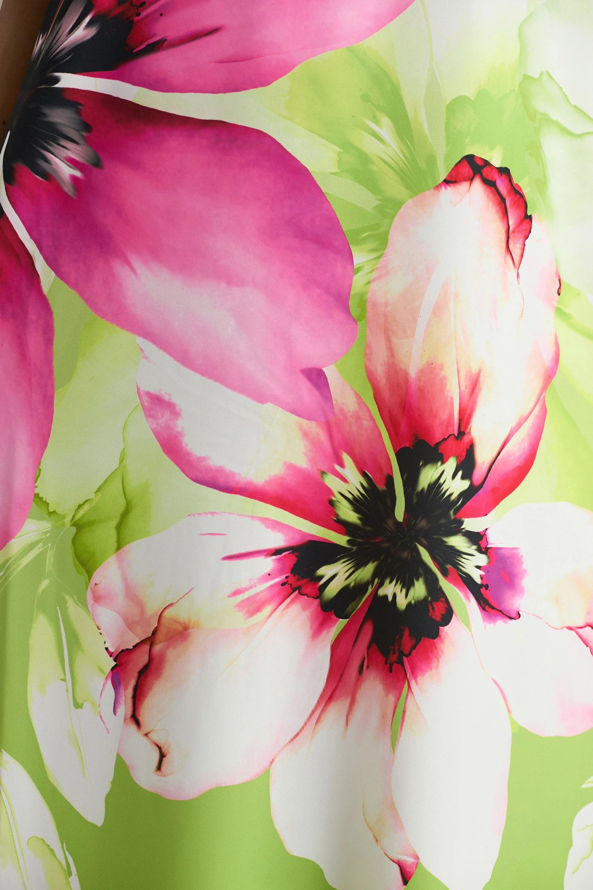 Ellery | Limoengroene Bloemen Print Bandeau Maxi Jurk - Image 6