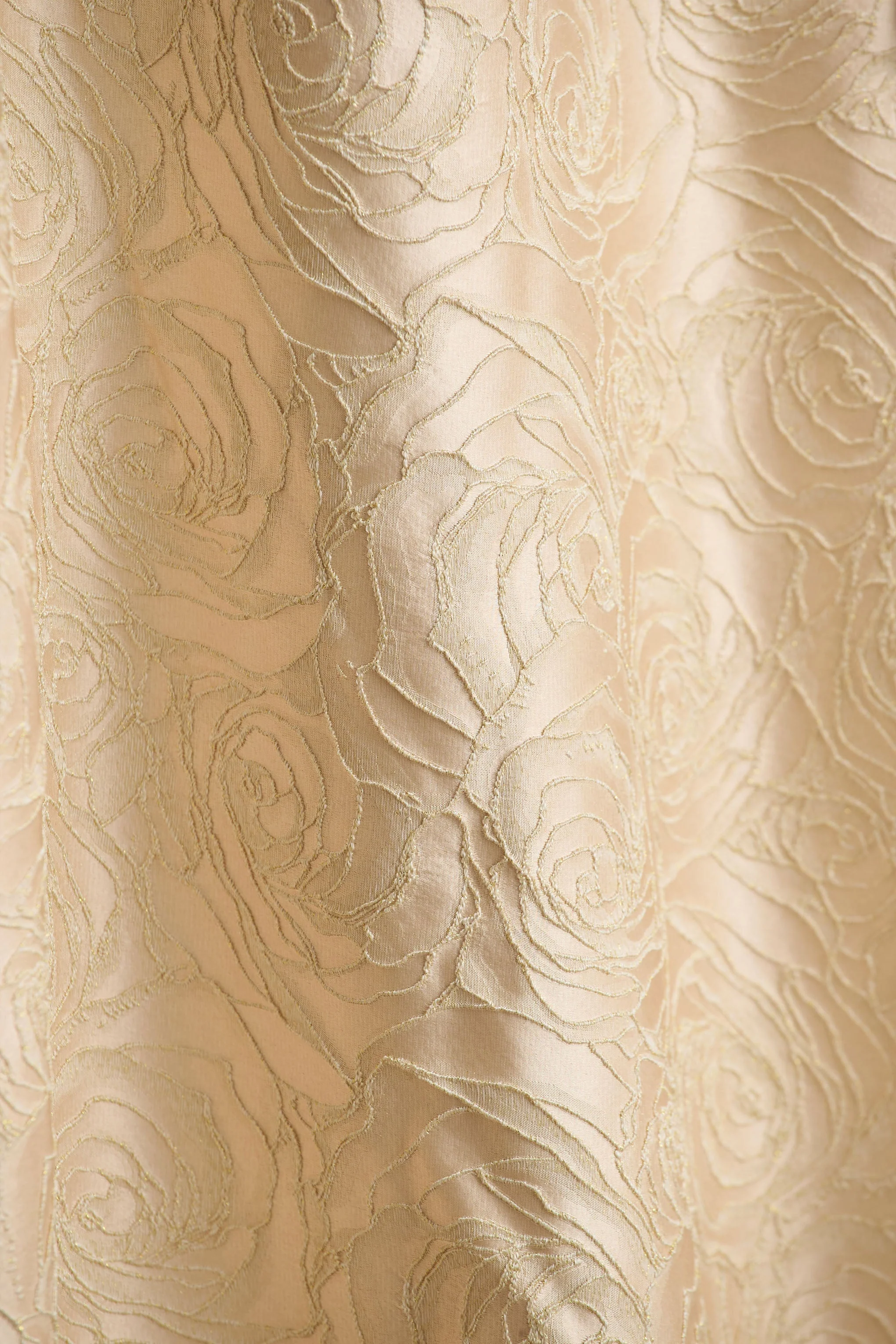 Hypnotic | Gouden Jacquard Bandeau Midi Jurk - Image 6