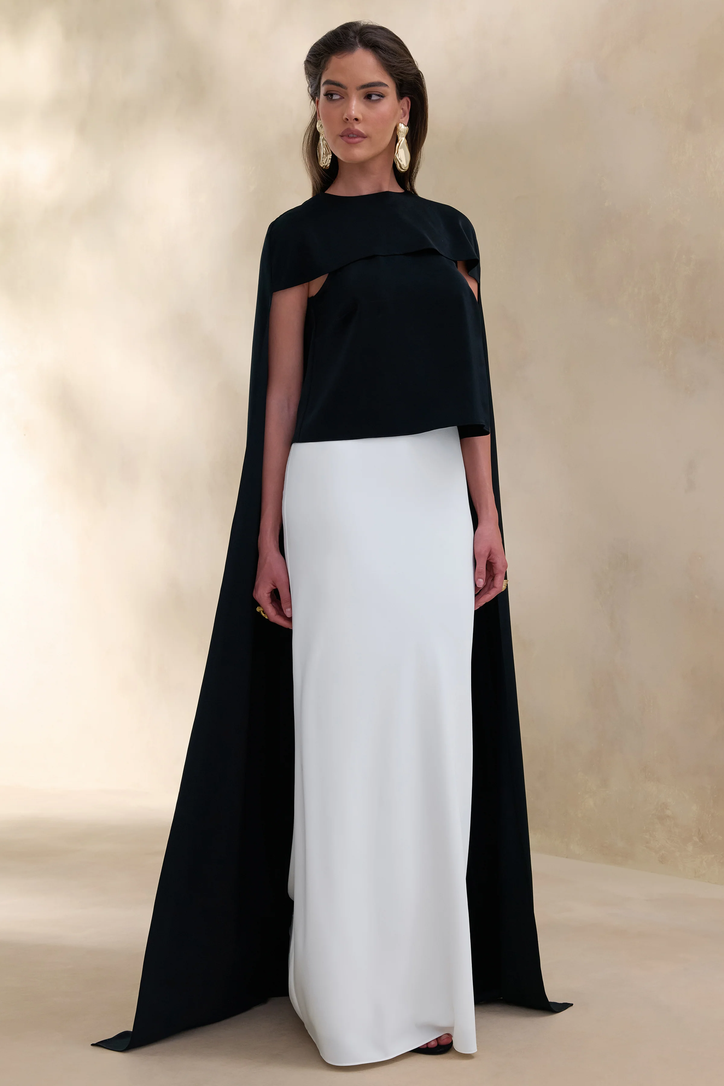 Iveta | Witte Satijnen Maxi Rok - Image 7