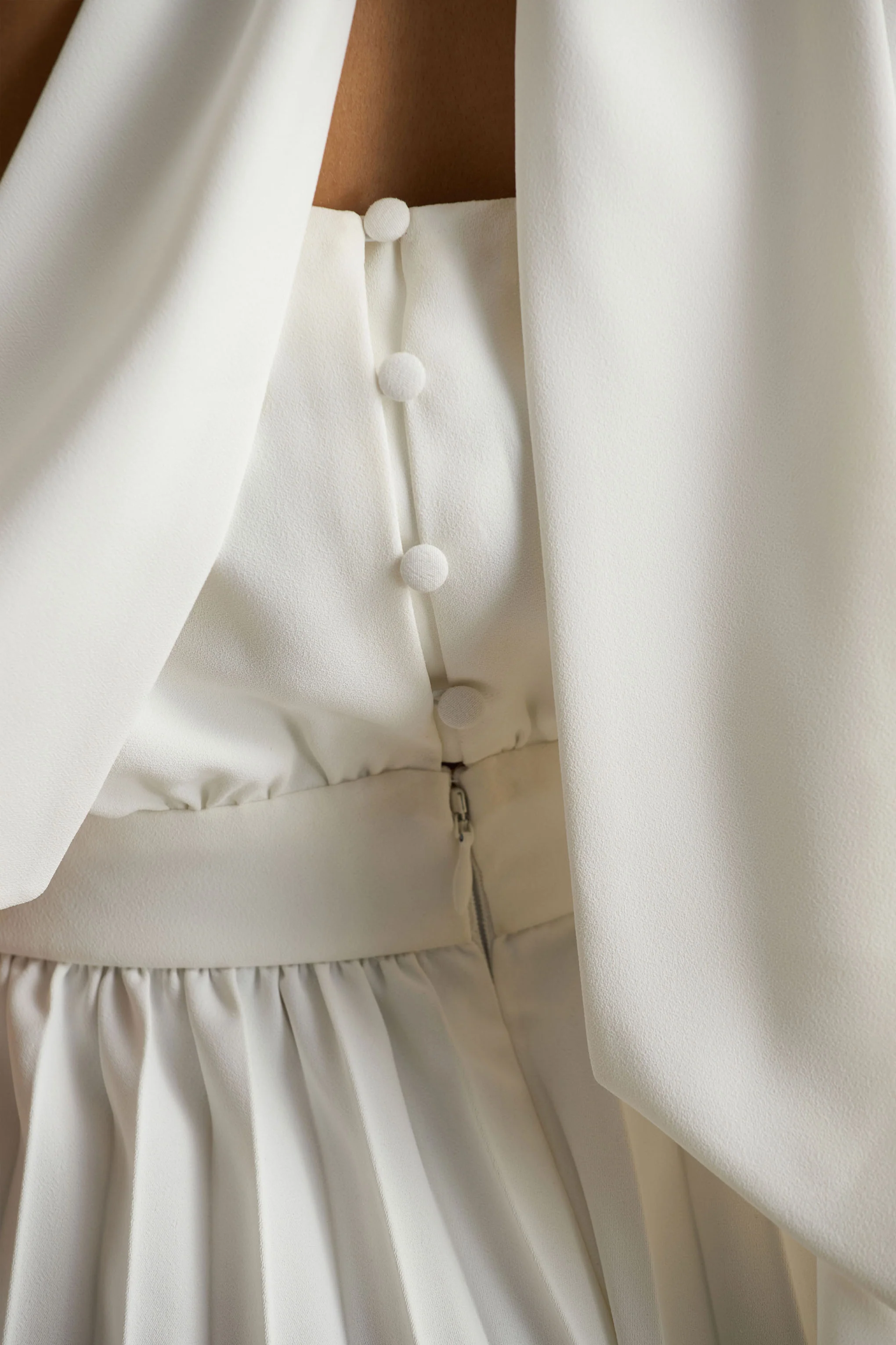 Paradise | Witte Cape Mouw Jumpsuit - Image 6