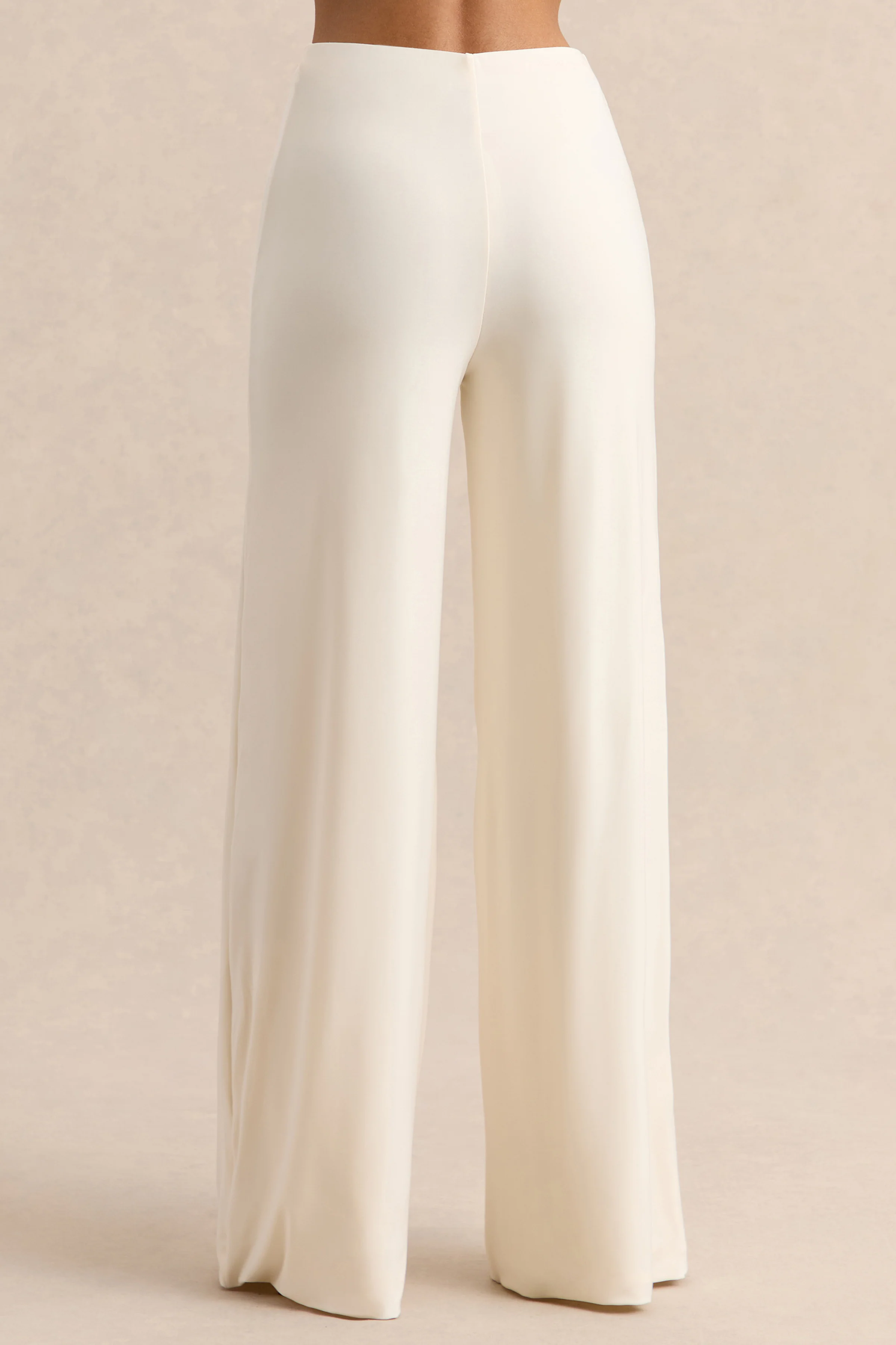 Safirra | Witte Broek Met Wijde Pijpen - Image 4